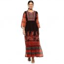 BIBA Women Georgette Printed Tiered Dress