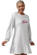 FOREVER 21 Womens Graphic Drop Waist Mini Dresses