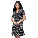 Globus Women Printed Casual V-Neck A-Line Dress