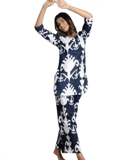 EVANTA Women's Cotton Straight Floral Printed Co-Ord Set (Shinisha Co-rd Set)